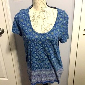 Blue lucky brand shirt